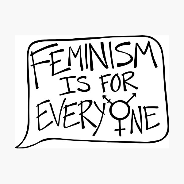 Item preview, feminism is for everyone designed and sold by Meagan Hein.
