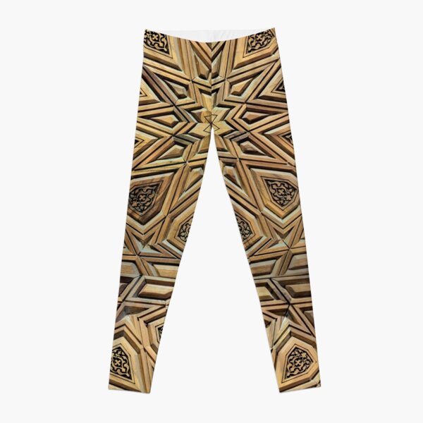 Coptic Cairo Geometric Woodwork Leggings