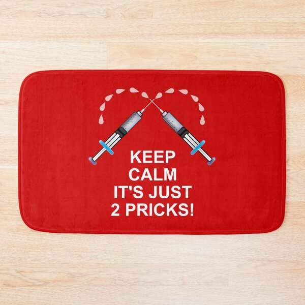 Item preview, Keep Calm its just 2 pricks (with crossed needles) designed and sold by InterestingImag.