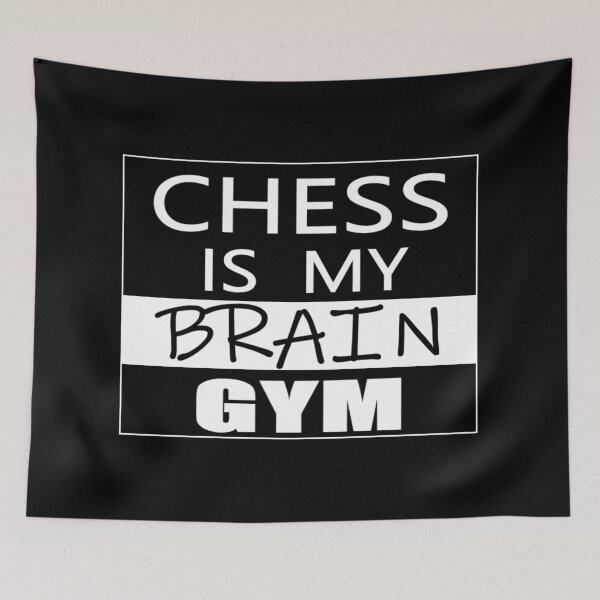 Item preview, CHESS IS MY BRAIN GYM designed and sold by onemoormove.