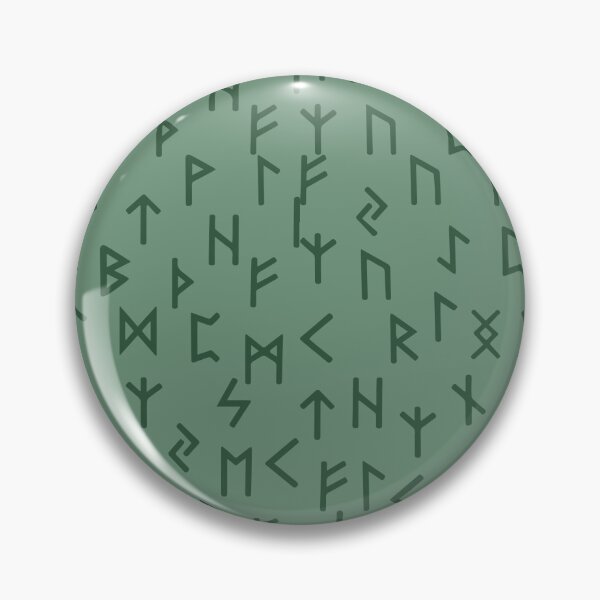 Item preview, Runes on Green designed and sold by Loopyful Design.