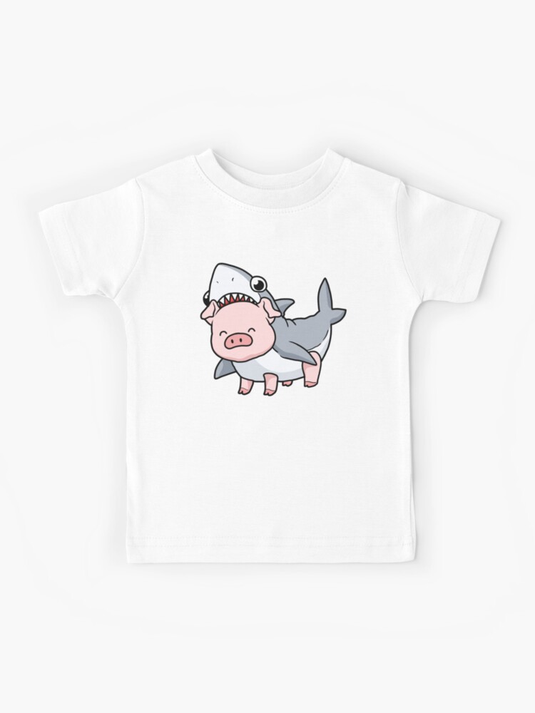 Retro Shark Shirt Vintage Party Gift Costume Kids Women Men