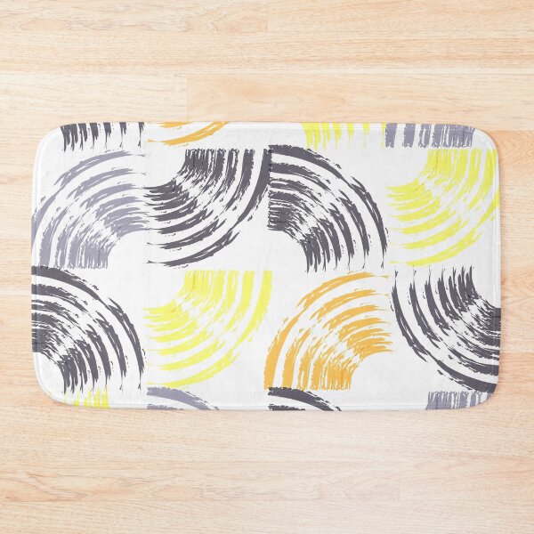 Item preview, Cheerful, vibrant, fun, modern circular geometric pattern with brush strokes designed and sold by theendup.