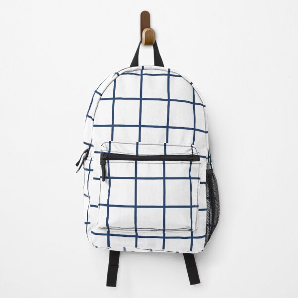 Item preview, Grid Pattern 161 Navy Blue designed and sold by tonymagnerart.