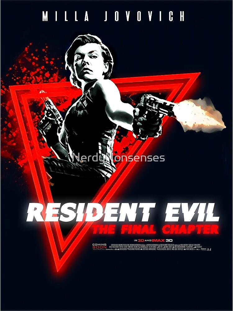 Pop Culture Graphics Resident Evil The Final Chapter Movie Poster, 11 x 17  