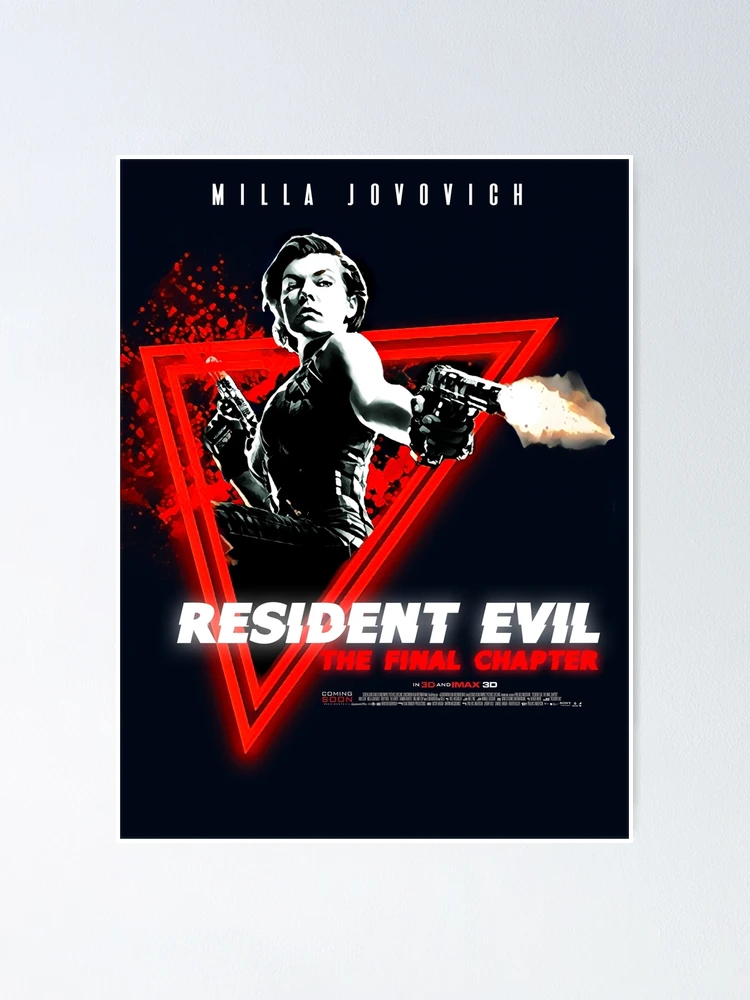 Resident Evil: The Final Chapter posters furiously shoot at nothing -  SciFiNow