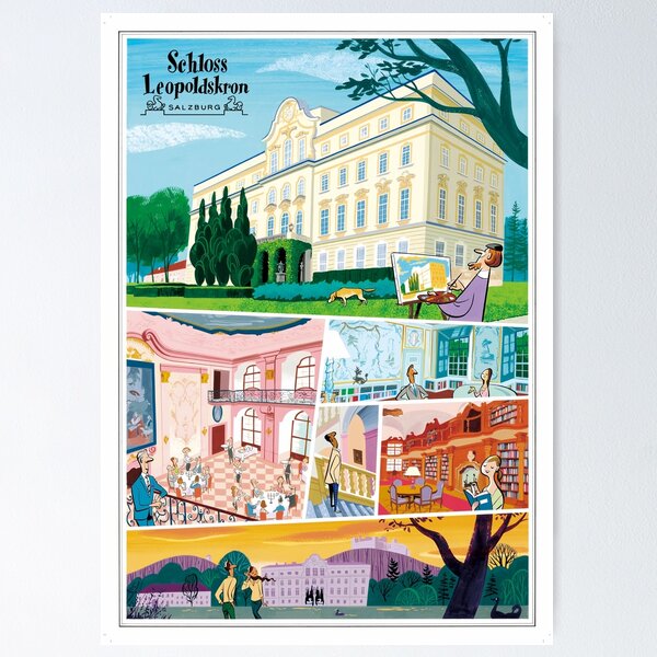 Item preview, Salzburg Global Seminar Schloss Leopoldskron Artwork designed and sold by Salzburg-Global.