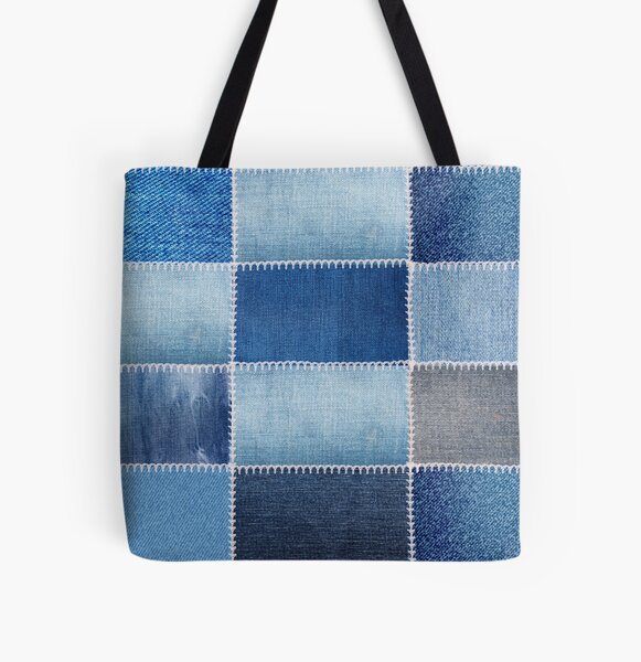 Jean patchwork effect