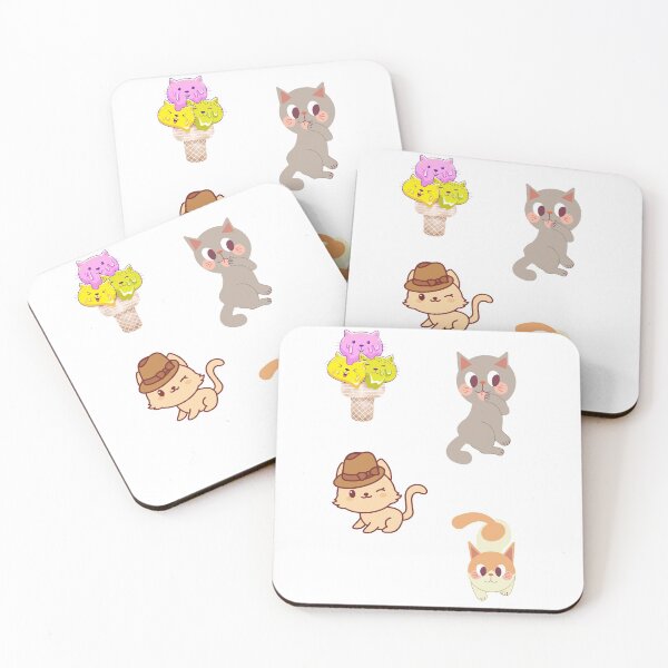 Item preview, Sweet Happy Cub kittens Sticker Pack Essential Pet Design designed and sold by Glike.