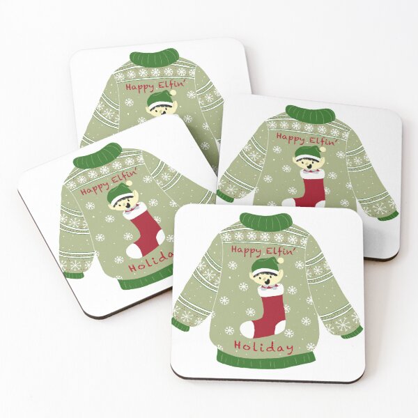 Item preview, Happy Elfin’ Holiday Sweater designed and sold by forgetfulem.