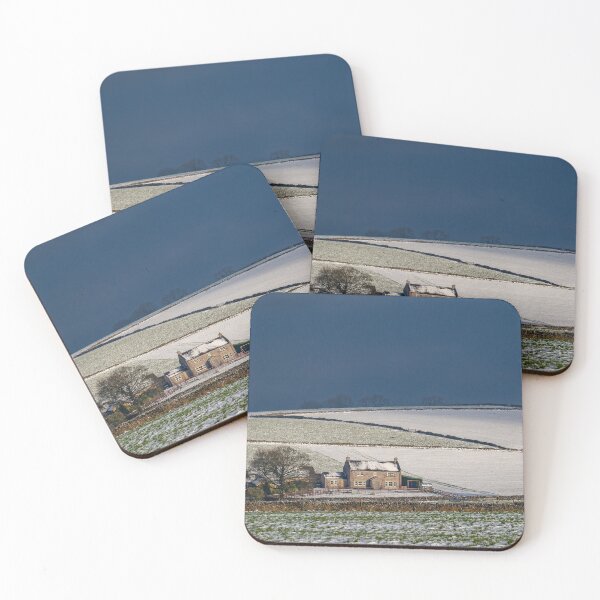 Item preview, Slipper Low Farm in the snow, Longcliffe, Peak District, Derbyshire designed and sold by GeraldineCurtis.