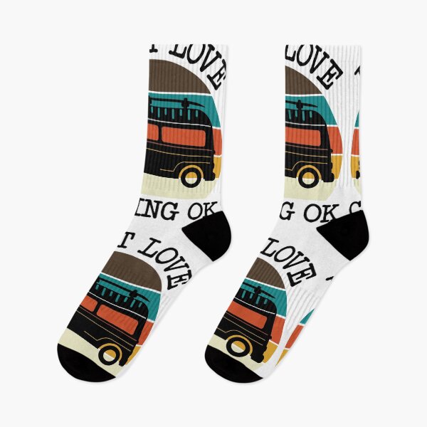 Item preview, I Just Love Camping Ok Happy Camper designed and sold by GravitiTees.