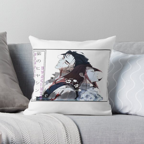 purple hyacinth T-shirts Throw Pillow