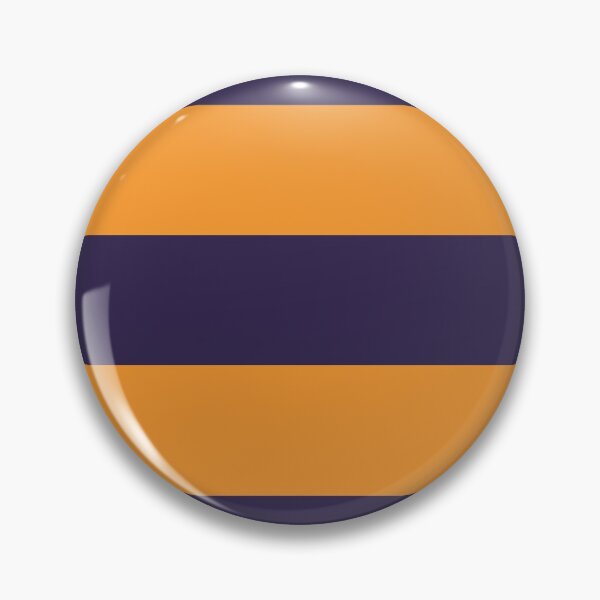 Item preview, Large NAVY BLUE and ORANGE Horizontal STRIPES designed and sold by RachelMacht.