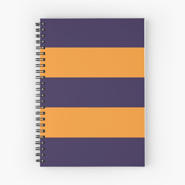Item preview, Large NAVY BLUE and ORANGE Horizontal STRIPES designed and sold by RachelMacht.
