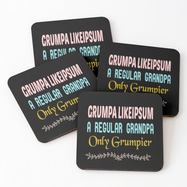 Item preview, Grumpa Like A Regular Grandpa only Grumpier,Funny gift for Grandpa designed and sold by ZAstore.