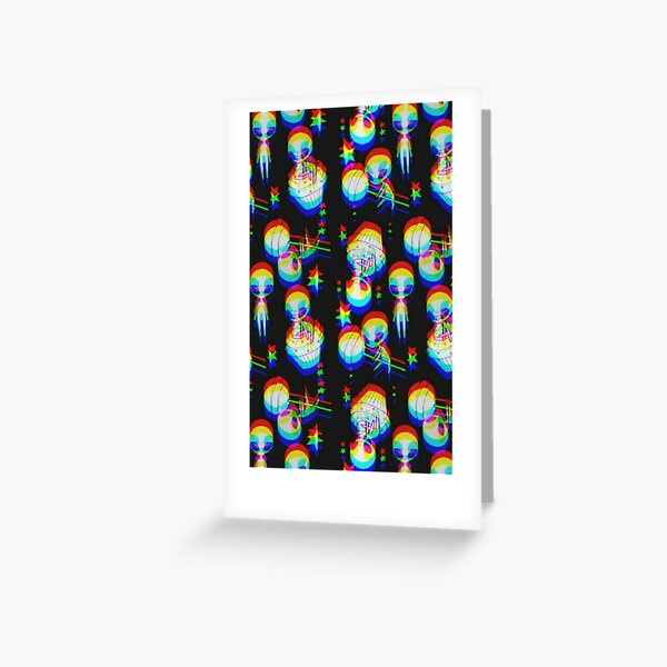 Aliens Greeting Card