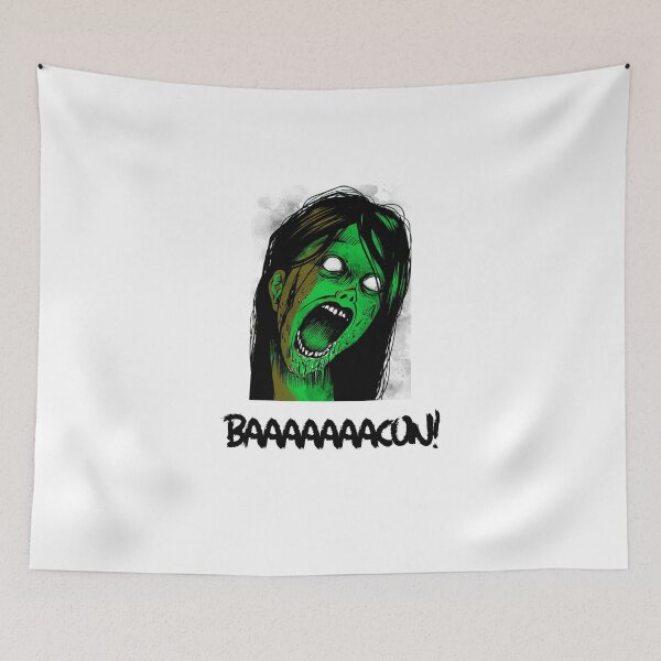 Item preview, Baaaaaaacon! Bacon Zombie designed and sold by ApparelByGriph.