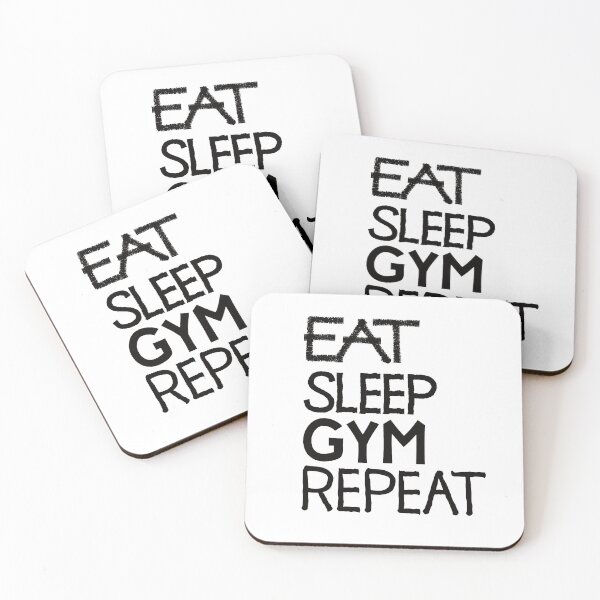Item preview, Eat sleep gym repeat designed and sold by ReluctantChickn.