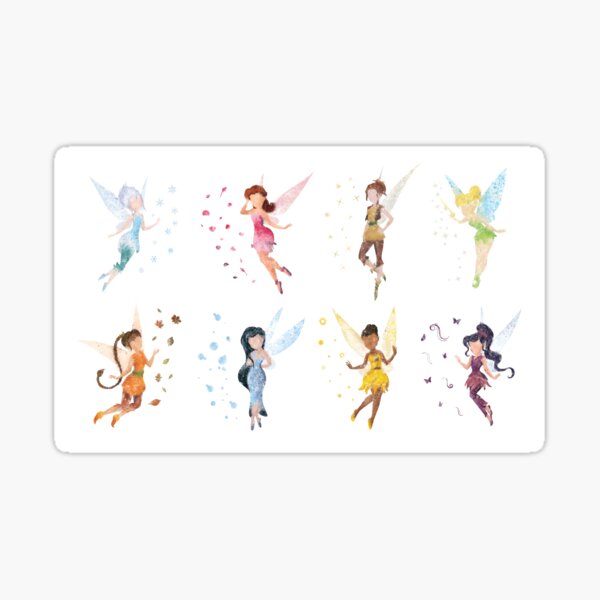 Disney Fairies Hot Stamp Stickers