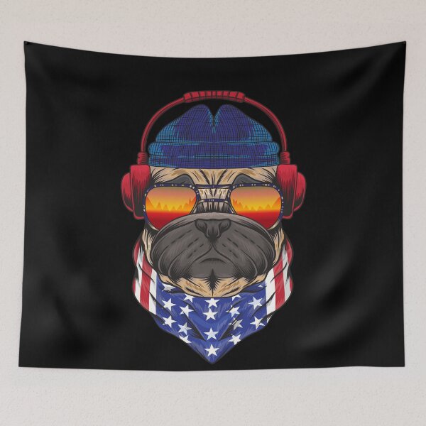 Item preview, Pug Life American Style designed and sold by Warrior Veteran Clothing.