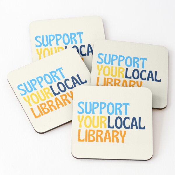 Item preview, Support Your Local Library  designed and sold by WildeandCo.