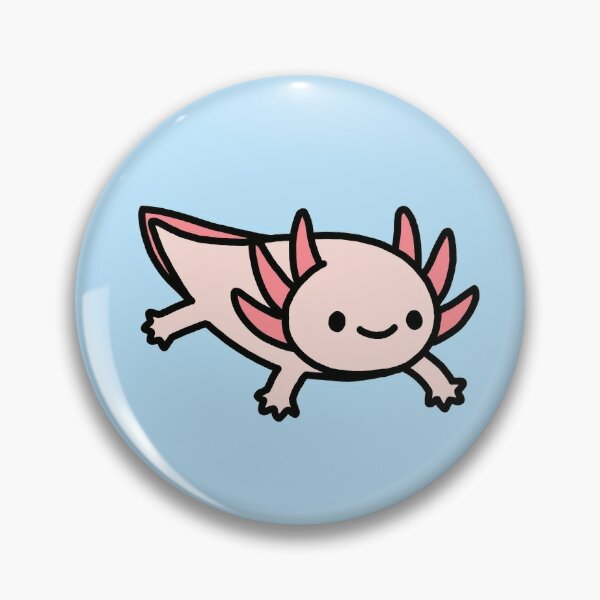 Cute Axolotl Pins And Buttons Redbubble