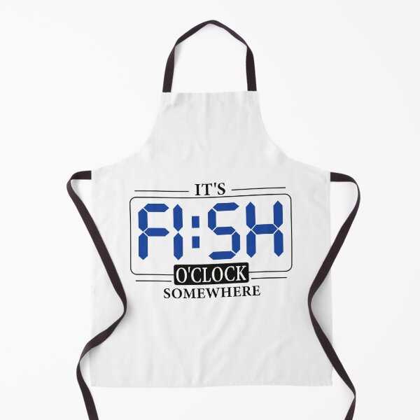 Item preview, IT'S FISH O'CLOCK SOMEWHERE - Funny Gift For Fishing Lovers designed and sold by CreativaArt-.