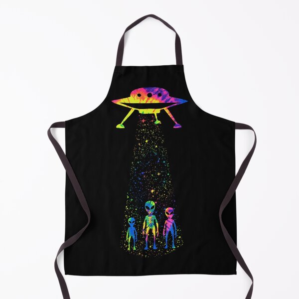 Item preview, Vintage 1970's 80's Tie Dye Groovy Space Aliens Landing designed and sold by ThreadsNouveau.