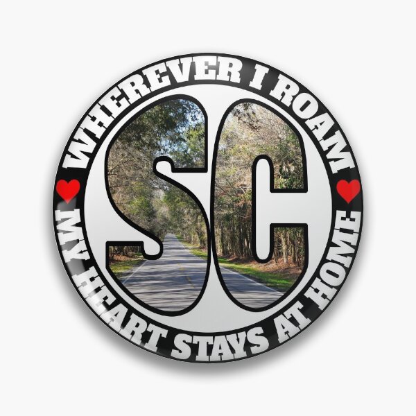 Item preview, Heart Stays Home - South Carolina designed and sold by DonDota.