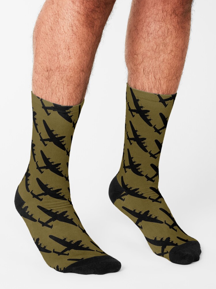 Alternate view of lancaster bomber Socks