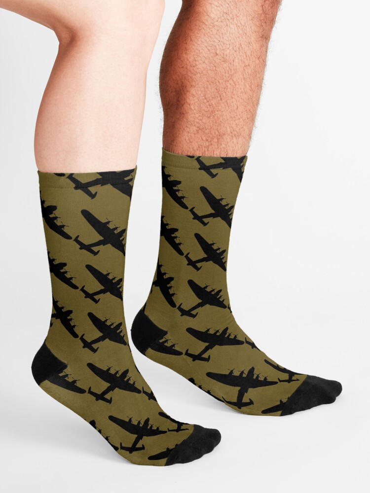Alternate view of lancaster bomber Socks