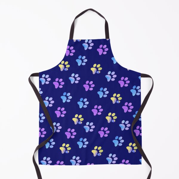 Item preview, Purple Blue and Yellow Paw Prints designed and sold by FaithAndForest.