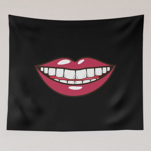 Item preview, Sonrisa, dientes y labios por coronavirus designed and sold by CrazyJanes.