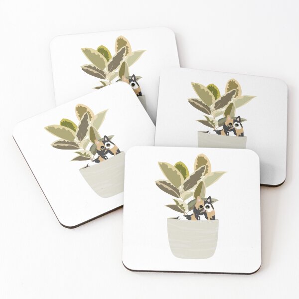 Item preview, Cat in plant designed and sold by cupofco.