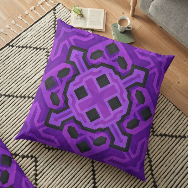 Purple Glazed Terracotta - PureBDcraft Floor Pillow