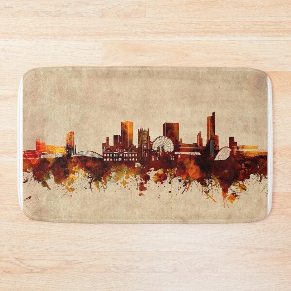 Item preview, manchester skyline vintage designed and sold by BekimART2.