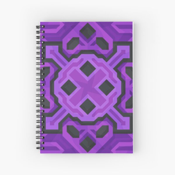 Purple Glazed Terracotta - PureBDcraft Spiral Notebook