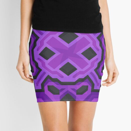 Purple Glazed Terracotta - PureBDcraft Mini Skirt