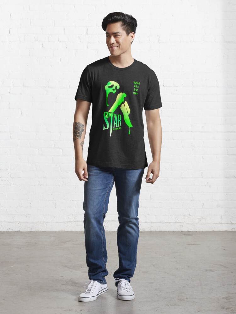 Alternate view of Stab (from the Scream movie) Essential T-Shirt