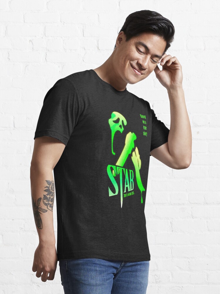 Alternate view of Stab (from the Scream movie) Essential T-Shirt