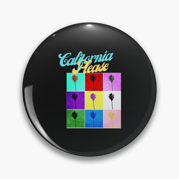 Item preview, California Please Palm Trees Colorful Pop Art Retro T-Shirts And Gifts designed and sold by concettaellis.