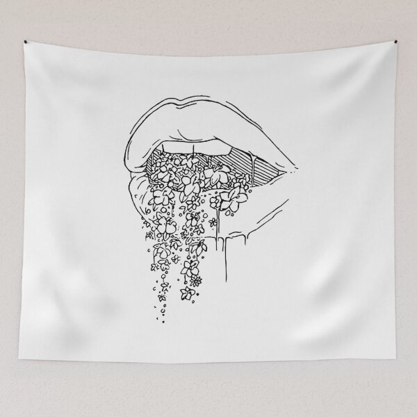 Item preview, Mouth full of flowers designed and sold by h-and-c.