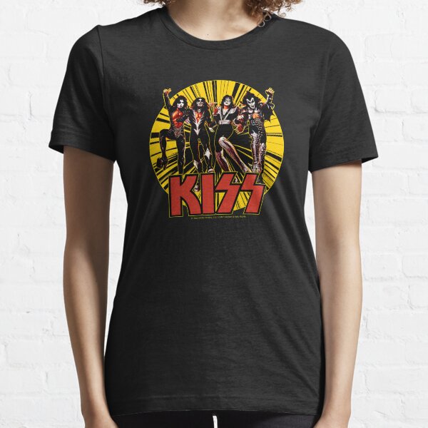 KISS Band Members - Demon, Spaceman, Starchild, Catman Essential T-Shirt
