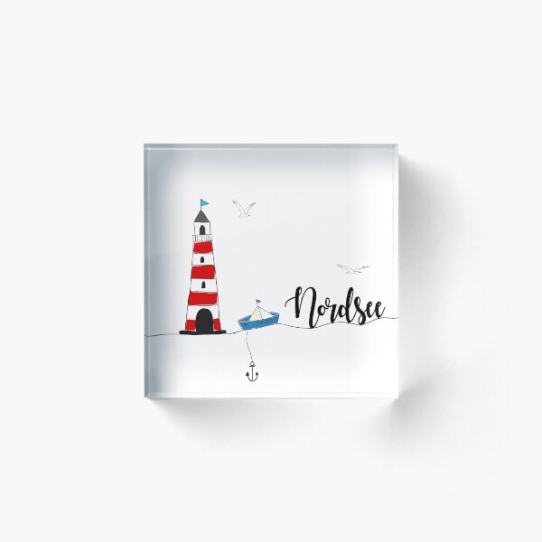 Nordsee Acrylblock