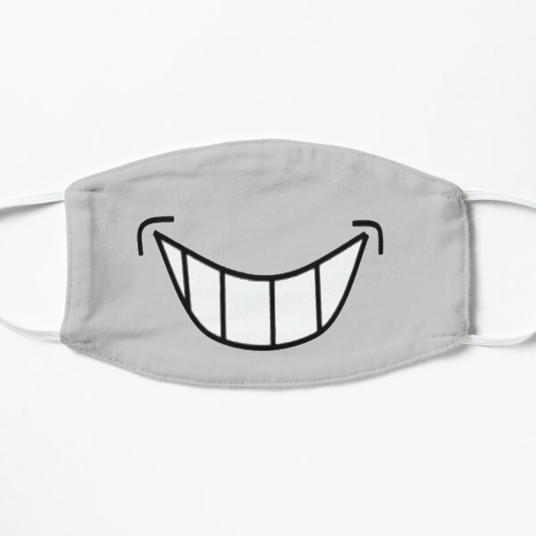 Roblox Smile Decal Face Mask High Quality Mask By Itsdbg Redbubble - happy face decal roblox