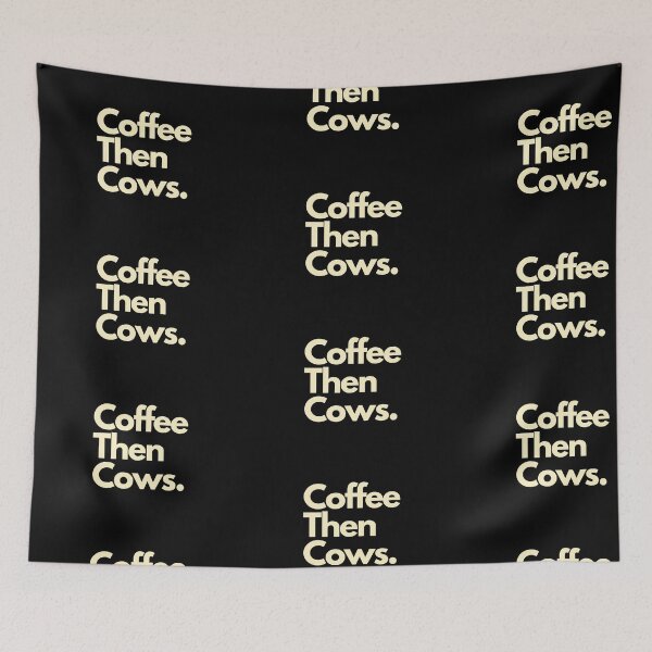 Item preview, Coffee Then Cows designed and sold by Imaginative Expressions⭐️ ⭐️ ⭐️ ⭐️ ⭐️.