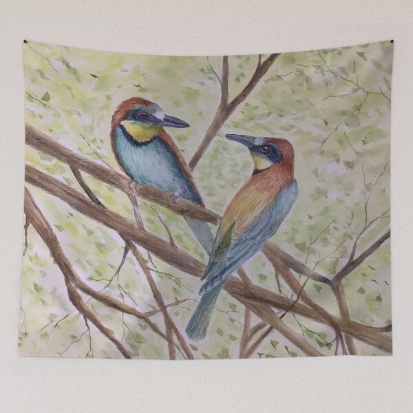 Item preview, Beautiful and colourful bee eater birds designed and sold by Diane Hunter Art.