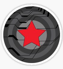 Winter Soldier Shield Sticker