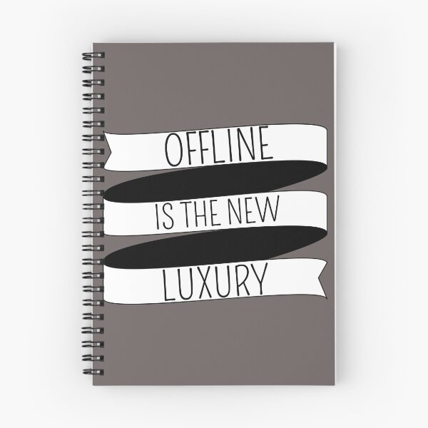 Item preview, Offline is the new luxury - Anti Social Media designed and sold by My-Queens-Store.